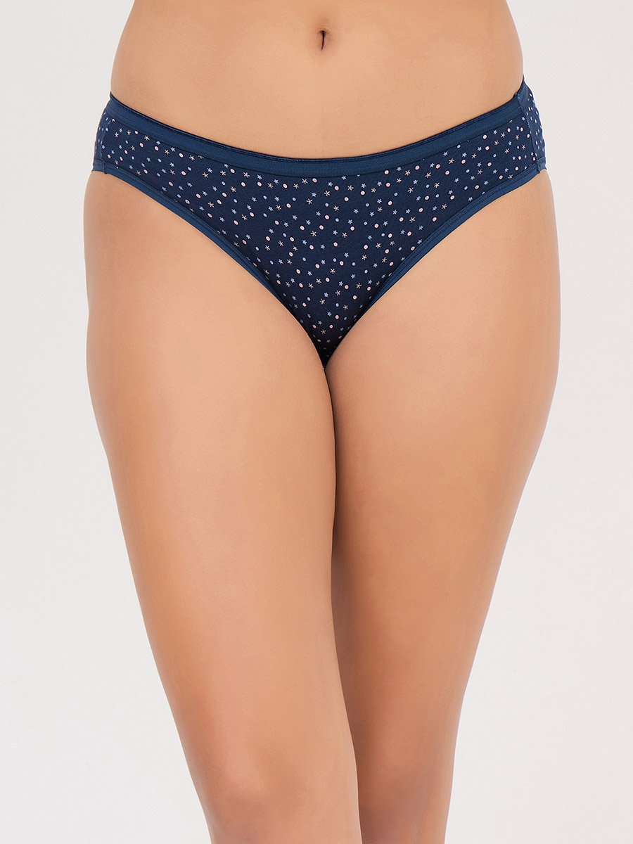 Pack of 3- Printed Low Waist Bikini - Cotton