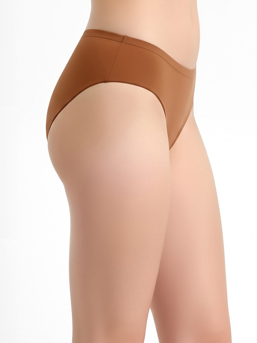 Pack of 3-Mid Waist Hipster Panties with Inner Elastic - Cotton