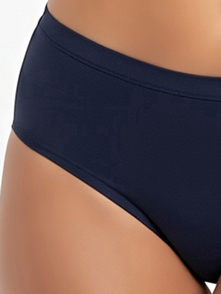 Pack of 3-Mid Waist Hipster Panties with Inner Elastic - Cotton