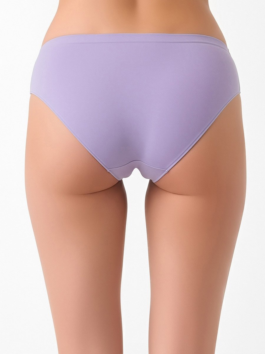 Pack of 3-Mid Waist Hipster Panties with Inner Elastic - Cotton
