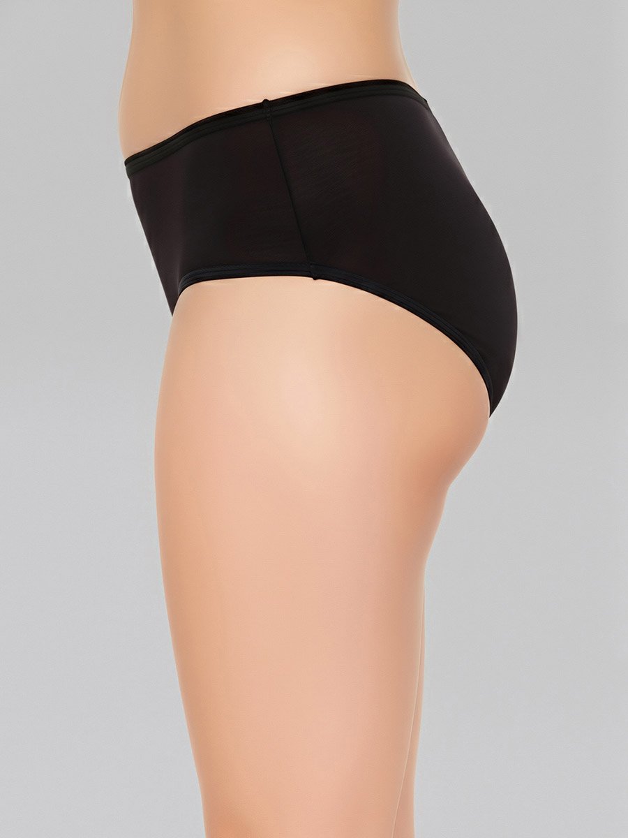 Pack of 3-Mid Hipster Bikini with Inner Elastic - Cotton