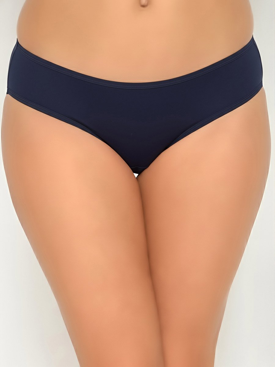 Pack of 3- Solid Bikini with Inner Elastic - Cotton