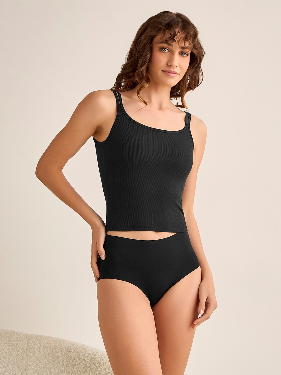 Cami Bra with Ribbed Design