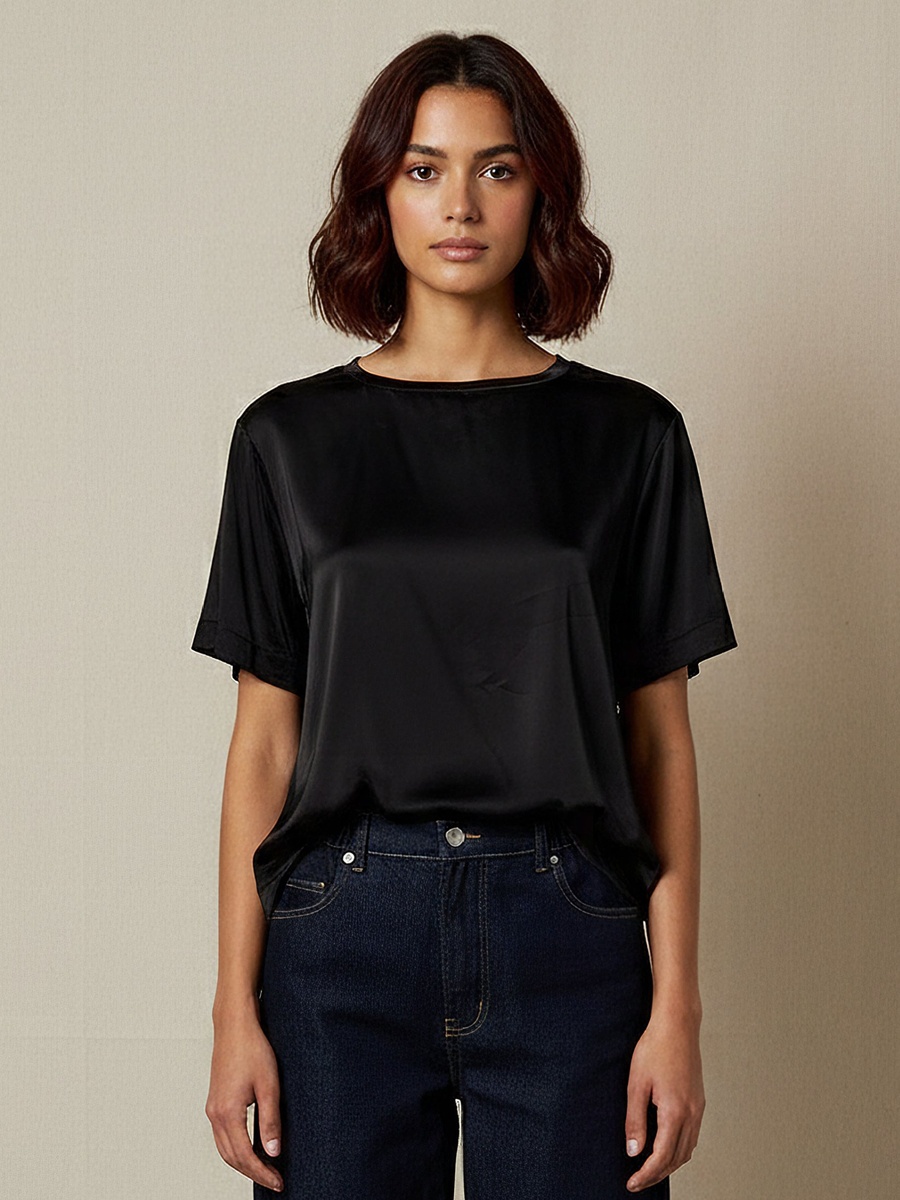 Regular Fit Viscose T-Shirt