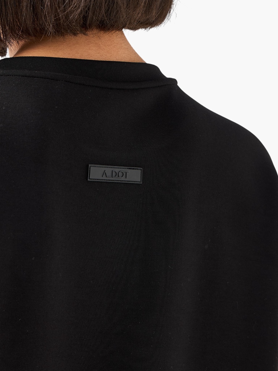 Women Contrast Piping Sweatshirt