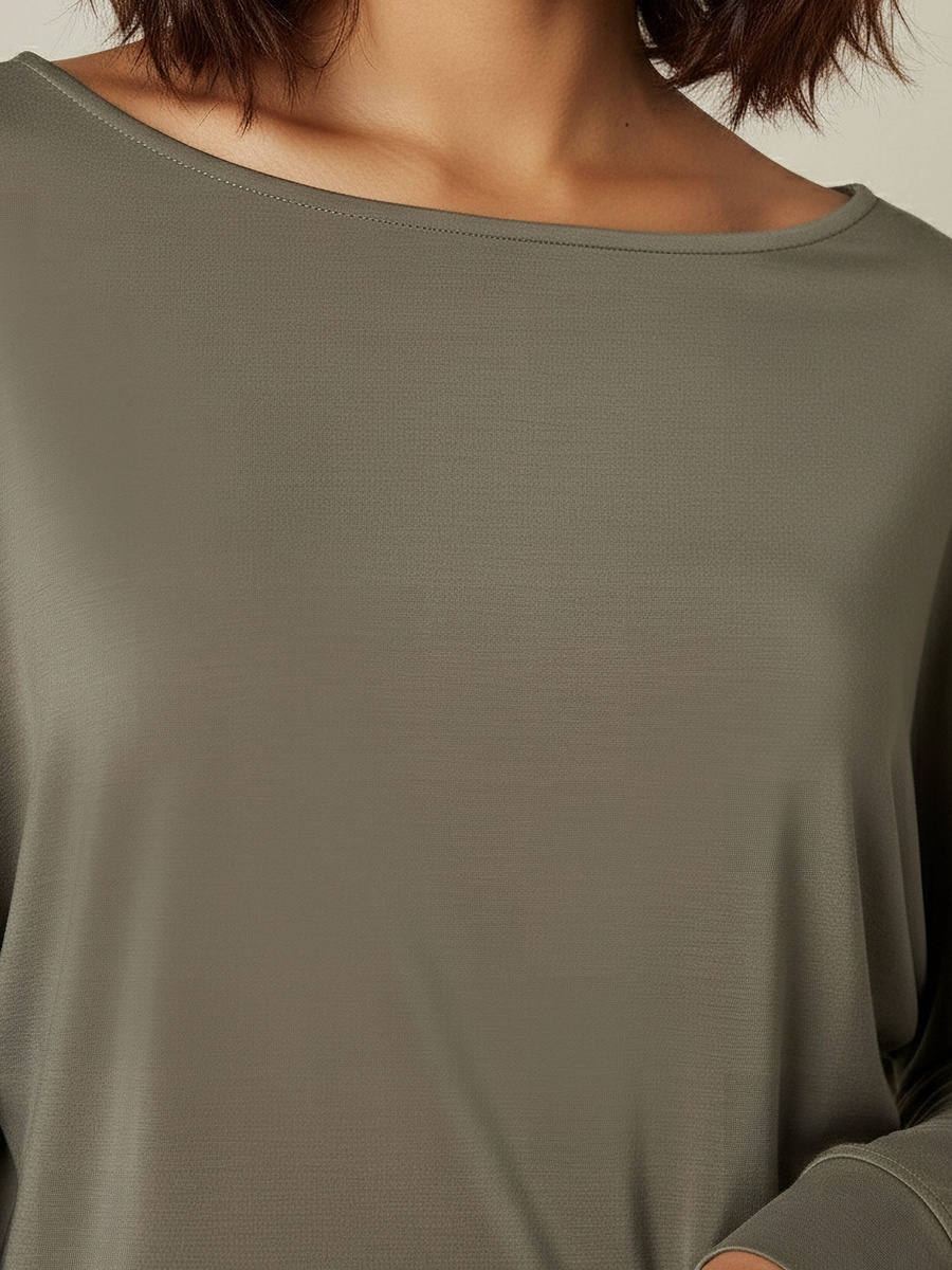 Women Boat Neck Sweatshirt