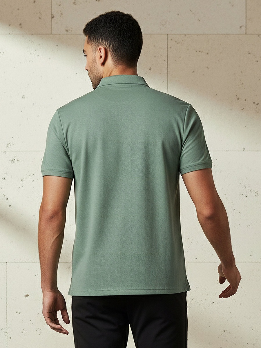 Men Short Sleeve Polo T-Shirt