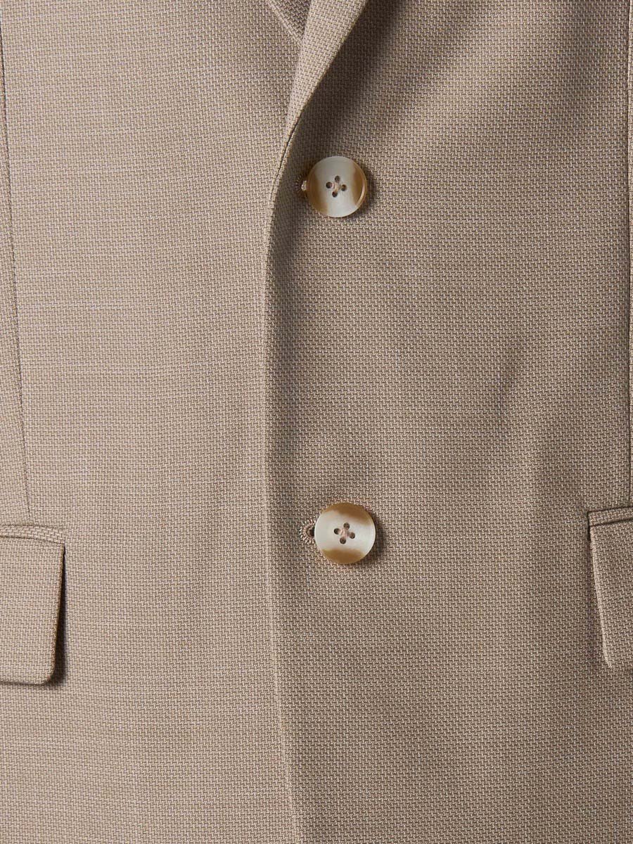 Men Regular Fit Notch Lapel Blazer