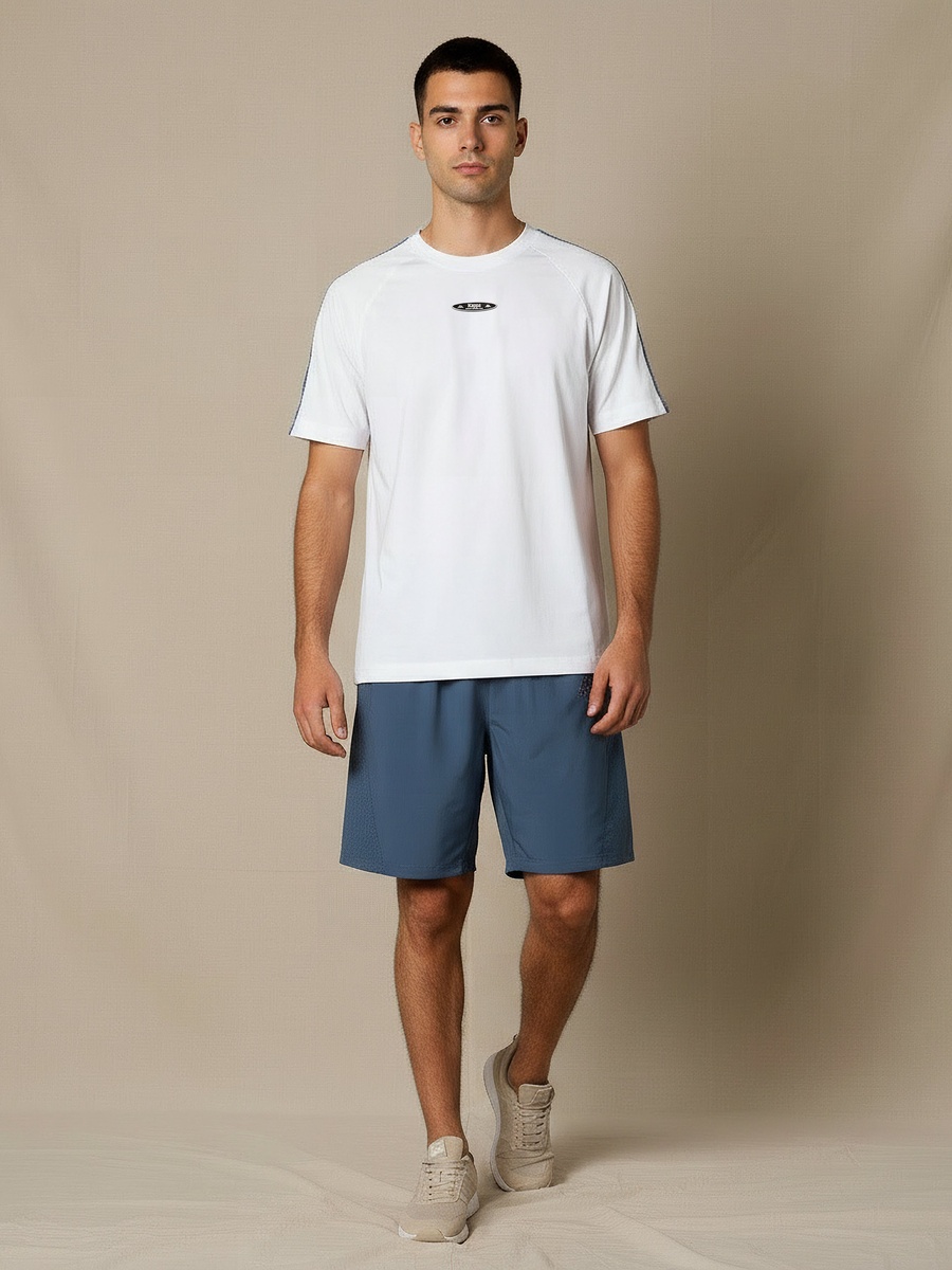 Men Elasticated Waist Shorts