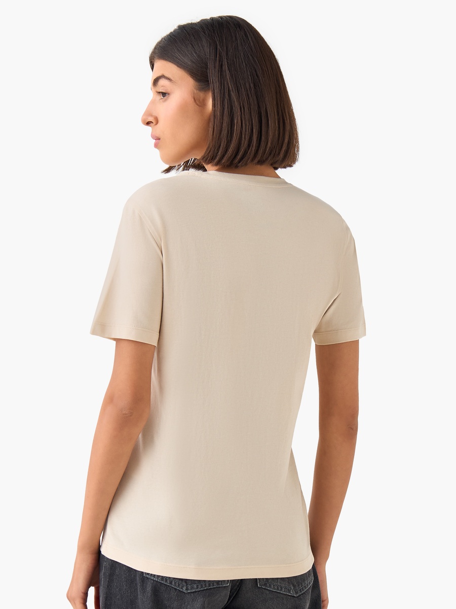 Regular Fit Cotton T-Shirt with Heart Print