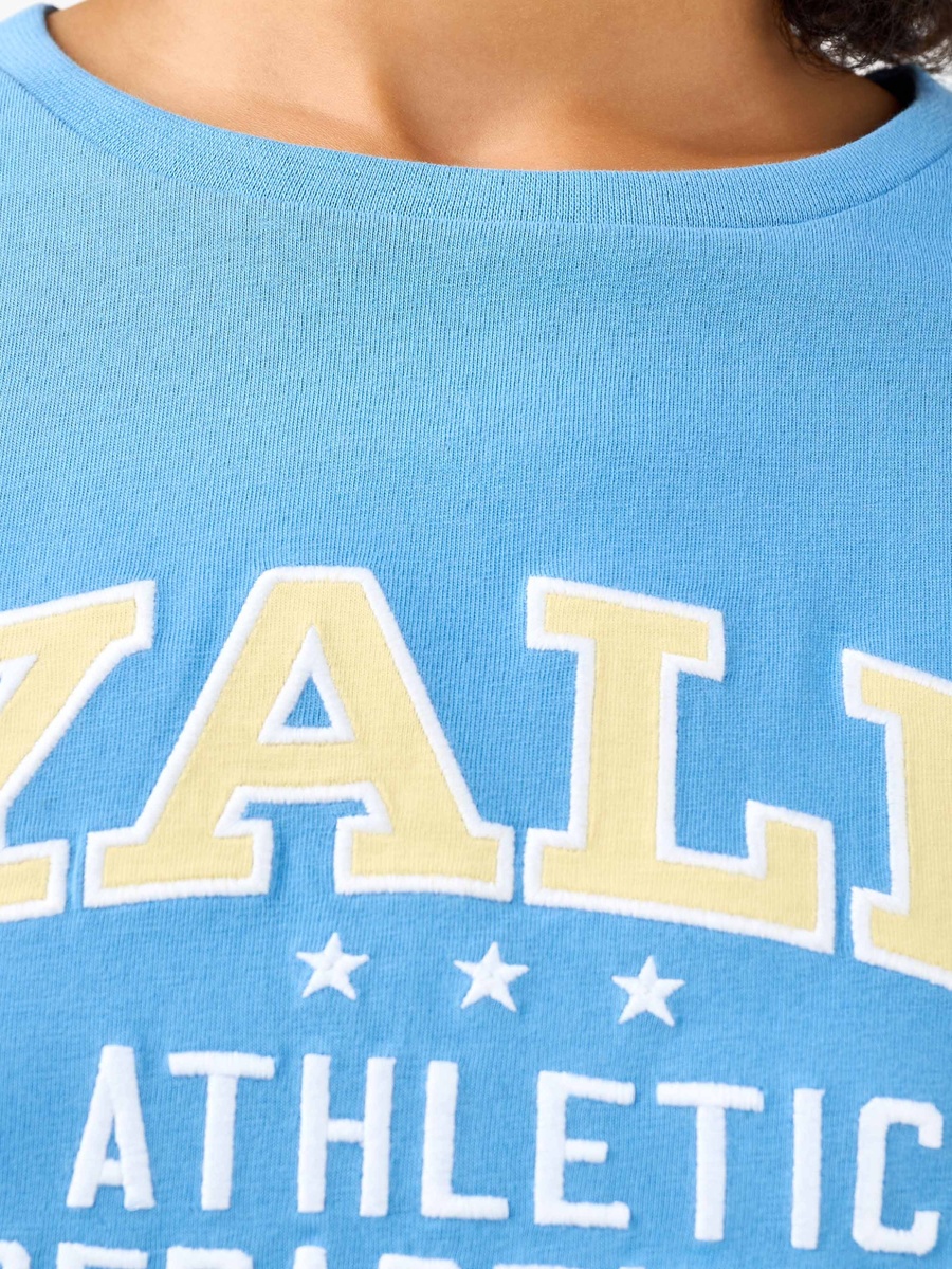 Regular Fit Cotton T-Shirt with Yale Print