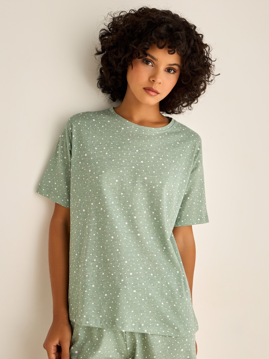 Pyjama Short Set with T-Shirt and Shorts