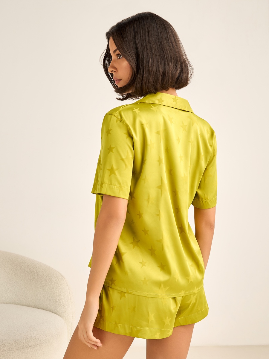 Shorts Set with Button-Down Shirt and Shorts