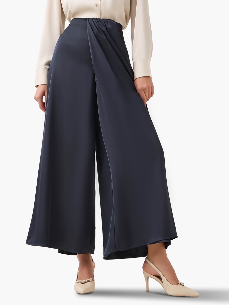 Wide Leg Drape Trousers