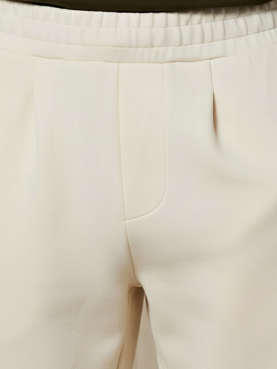 Men Straight Fit Track Pants with Pockets