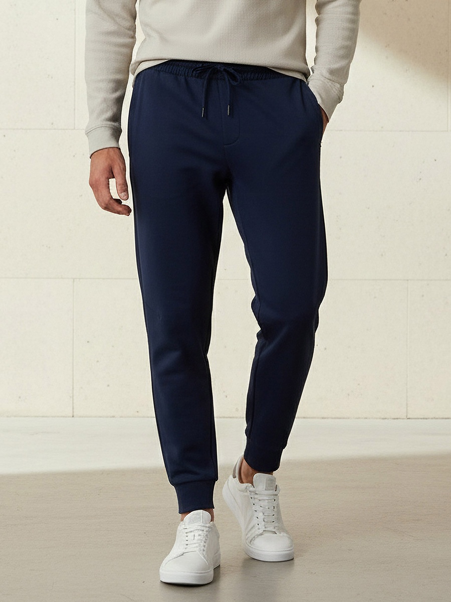 Men Non Stretchable Joggers with Pockets