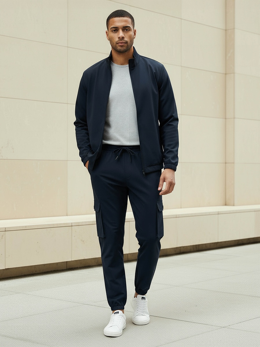 Men Cargo Joggers with Pockets