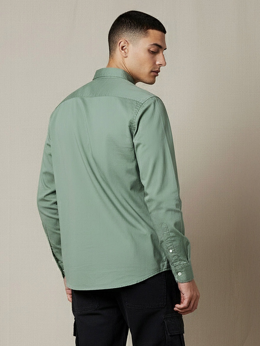 Men Regular Fit Long Sleeve Shirt