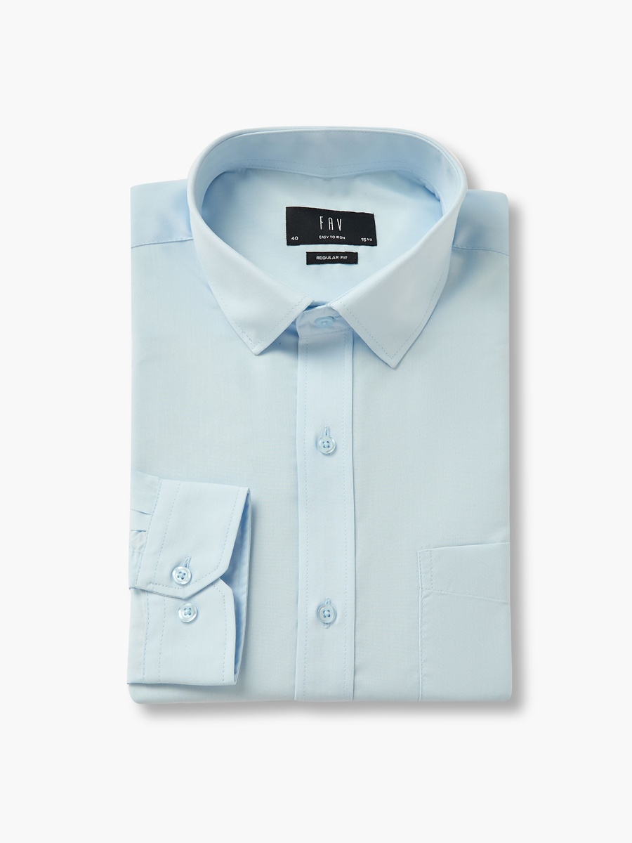 Men Regular Fit Collared Long Sleeves Shirt - Set of 2