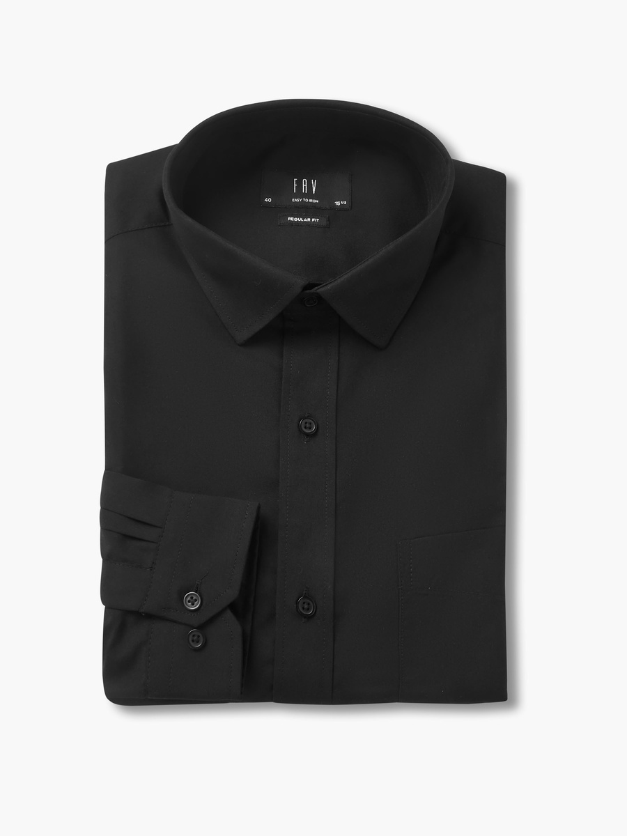 Men Regular Fit Collared Long Sleeves Shirt - Set of 2