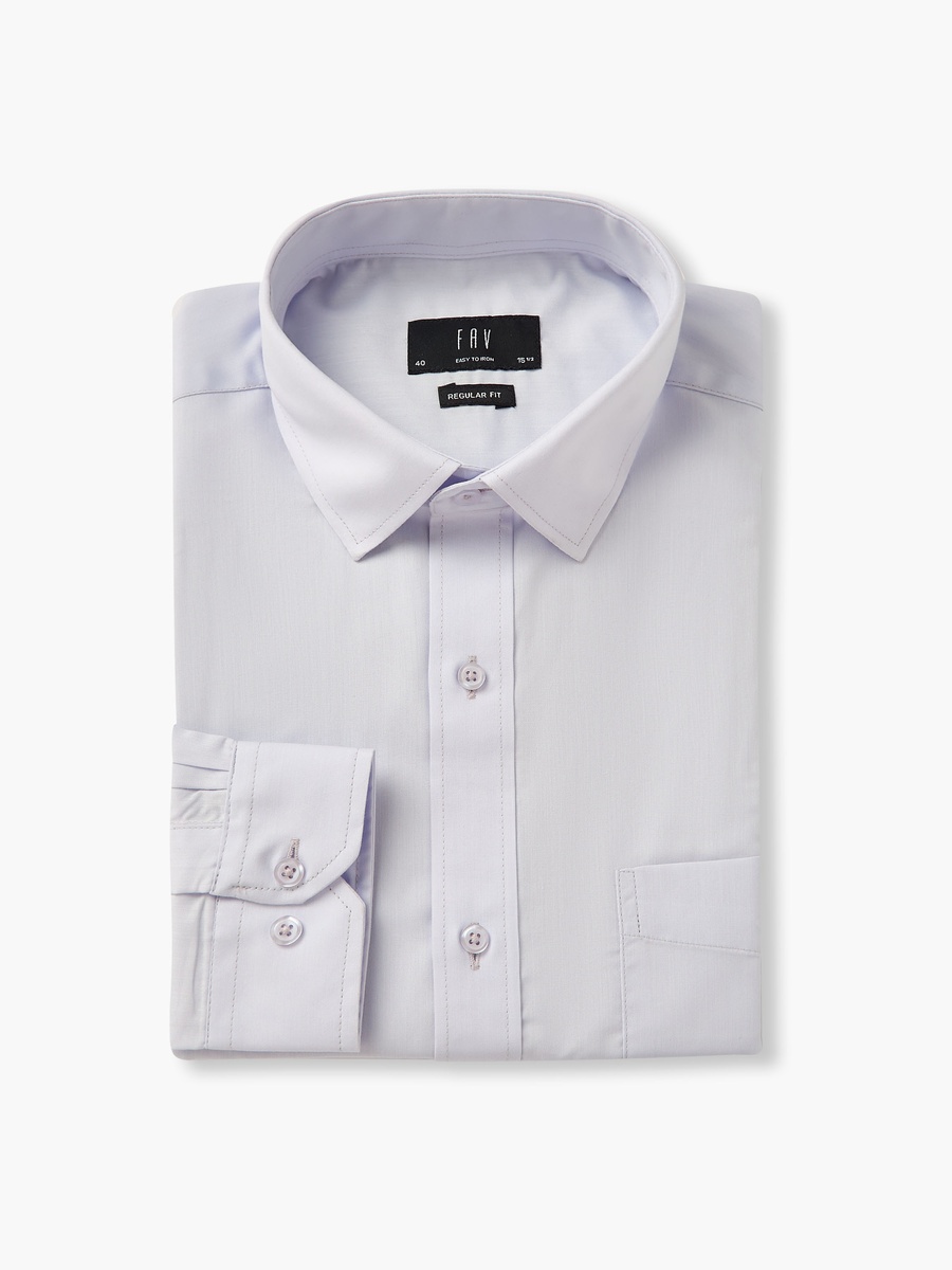 Men Regular Fit Collared Long Sleeves Shirt - Set of 2