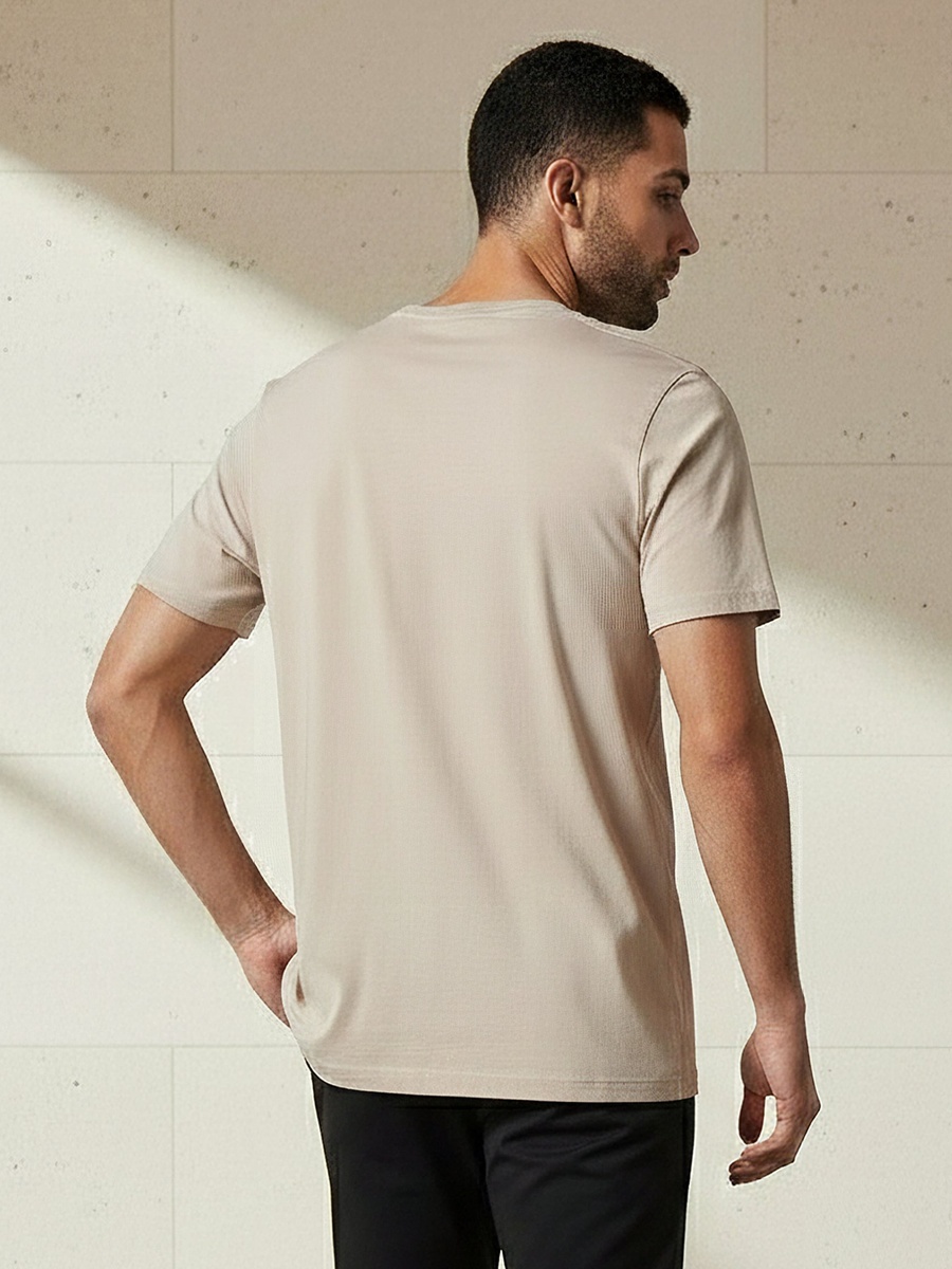 Men Slim Fit Crew Neck Short Sleeve South Africa Graphic Print T-Shirt