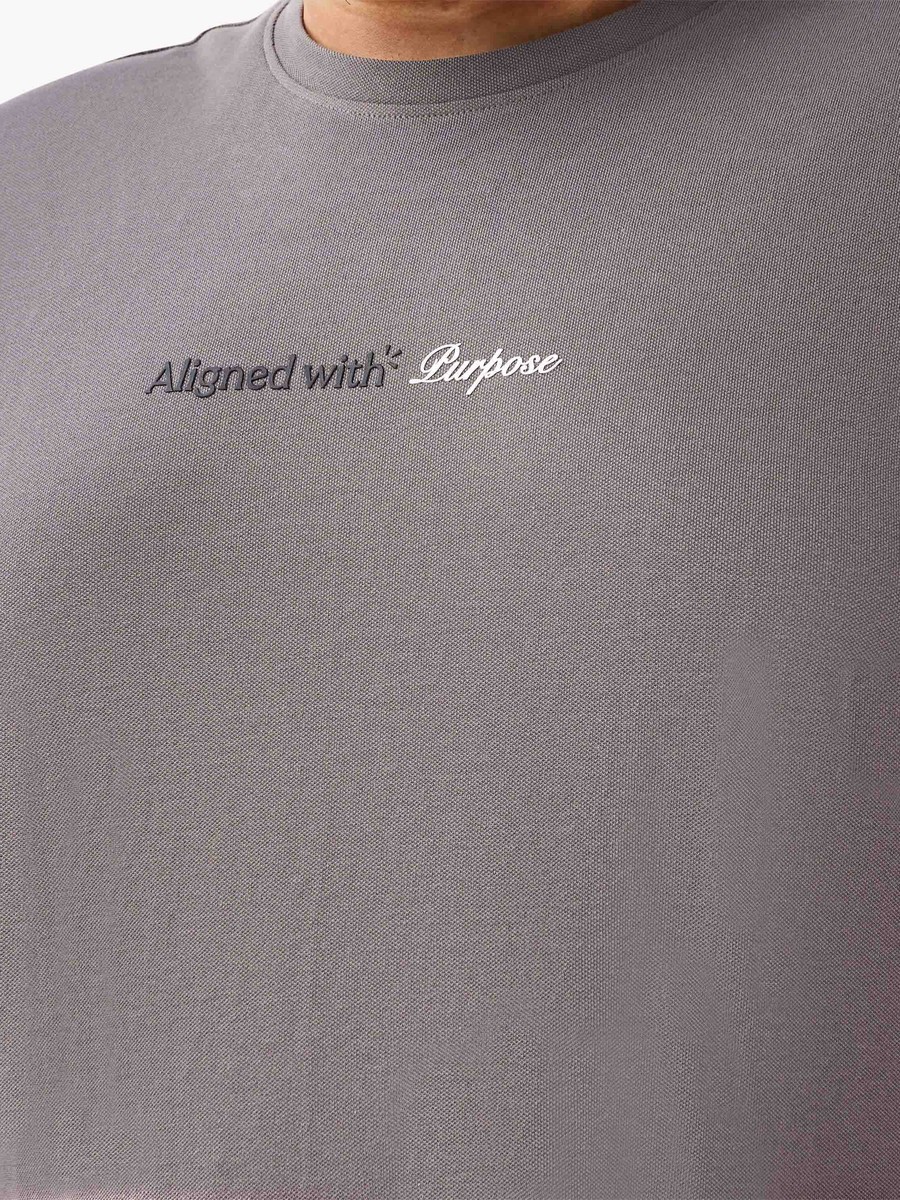 Men Regular Fit Round Neck Short Sleeve Slogan Print T-Shirt