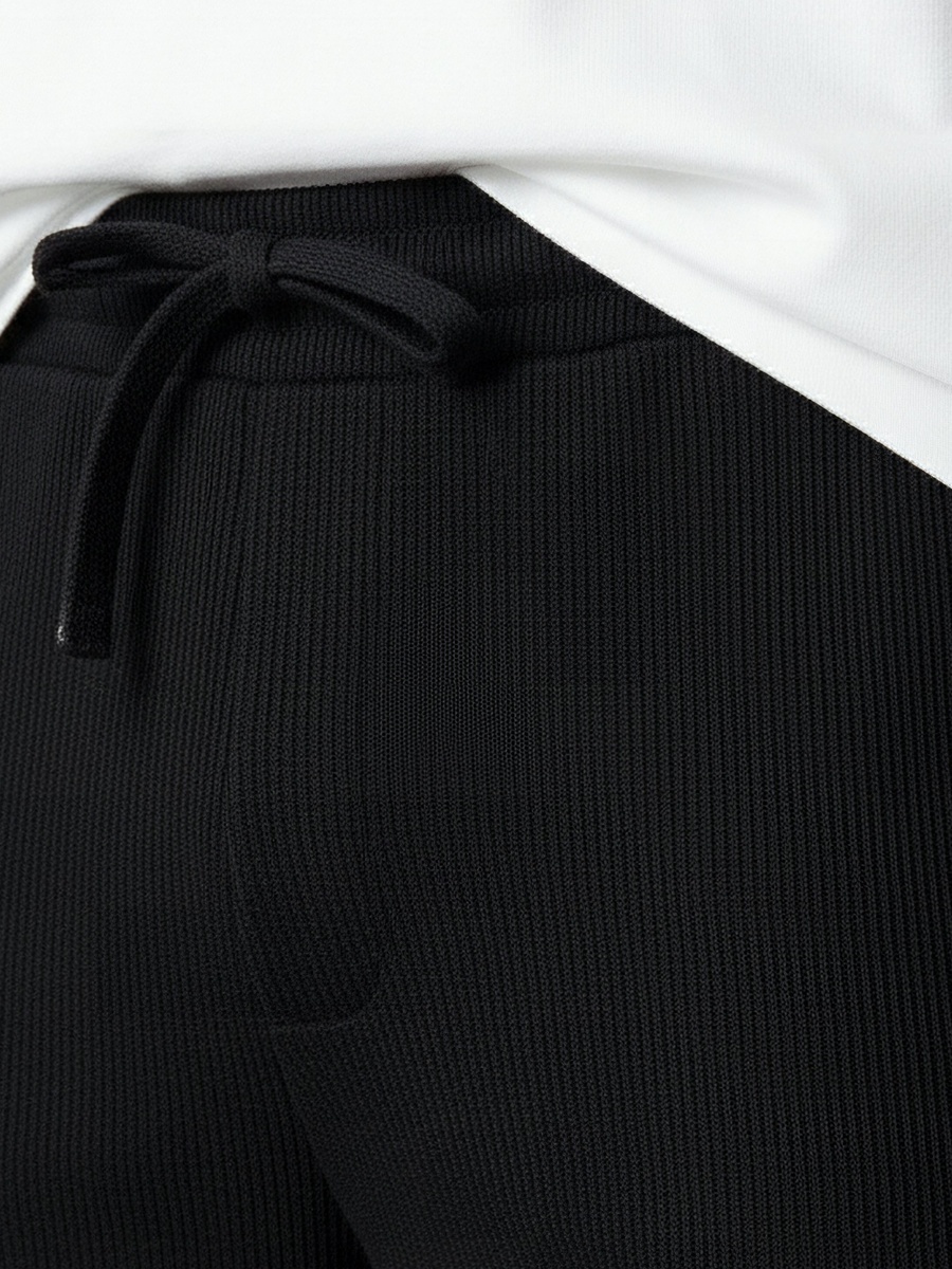 Men Ribbed Pyjama with Pockets