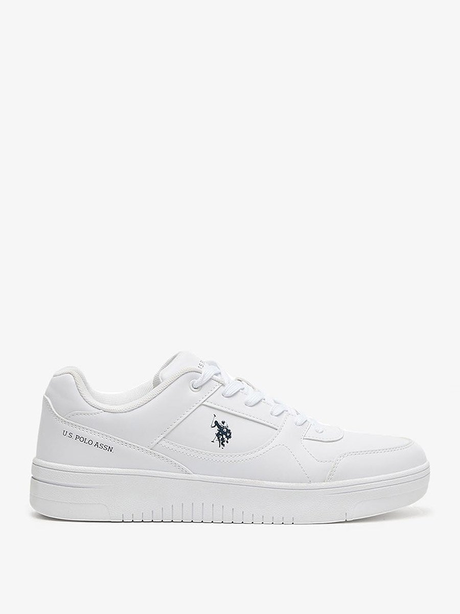 Men Classic White Low-Top Sneakers