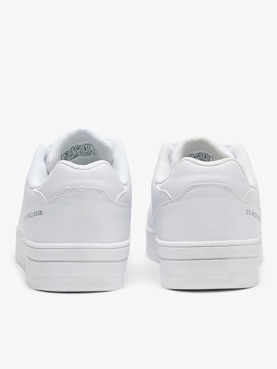 Men Classic White Low-Top Sneakers