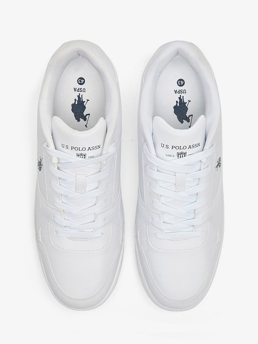 Men Classic White Low-Top Sneakers