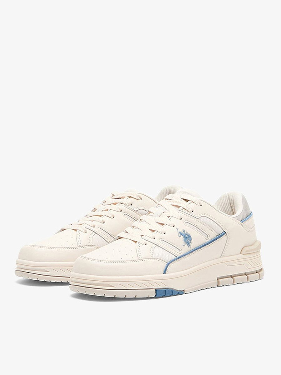 Men Casual Sneakers with Accents and Cushioned Sole