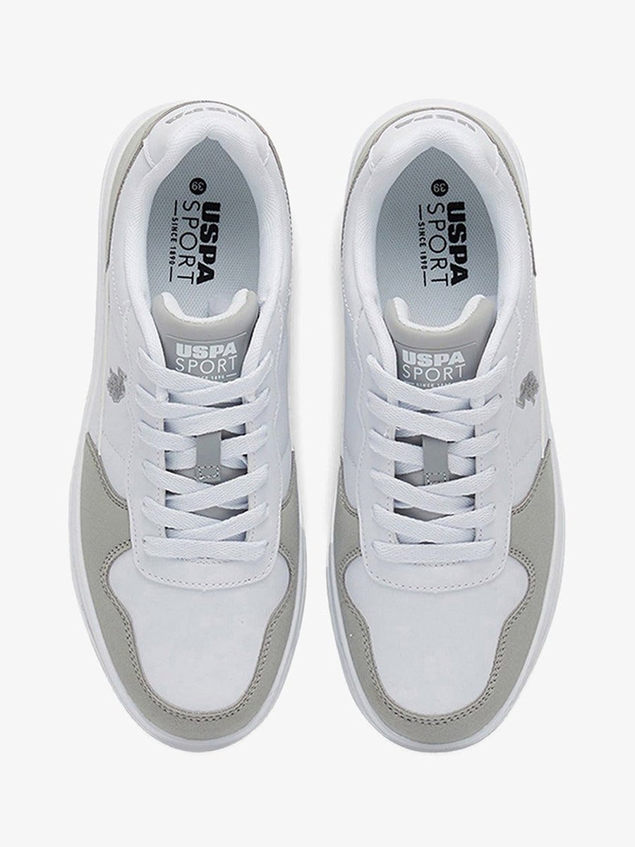 Women White Low-Top Sneakers - High-Quality Sole