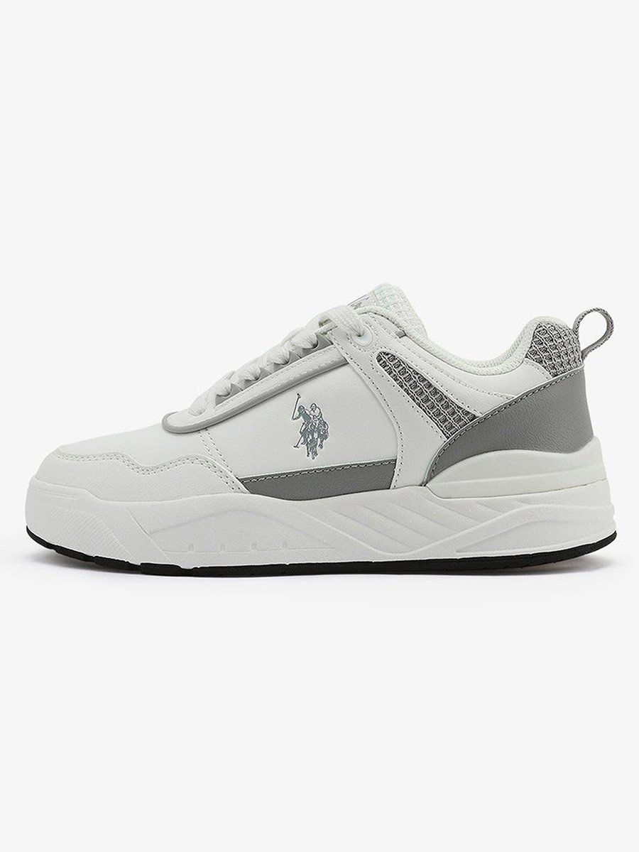Women White Low-Top Sneakers - Comfort Cushioned Sole