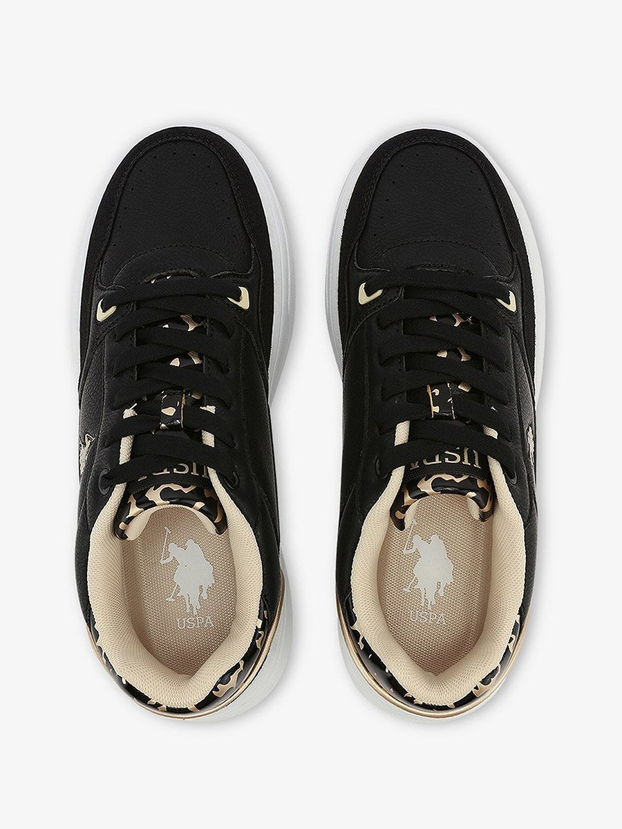 Women Black Sneakers - Bold Rugged Style