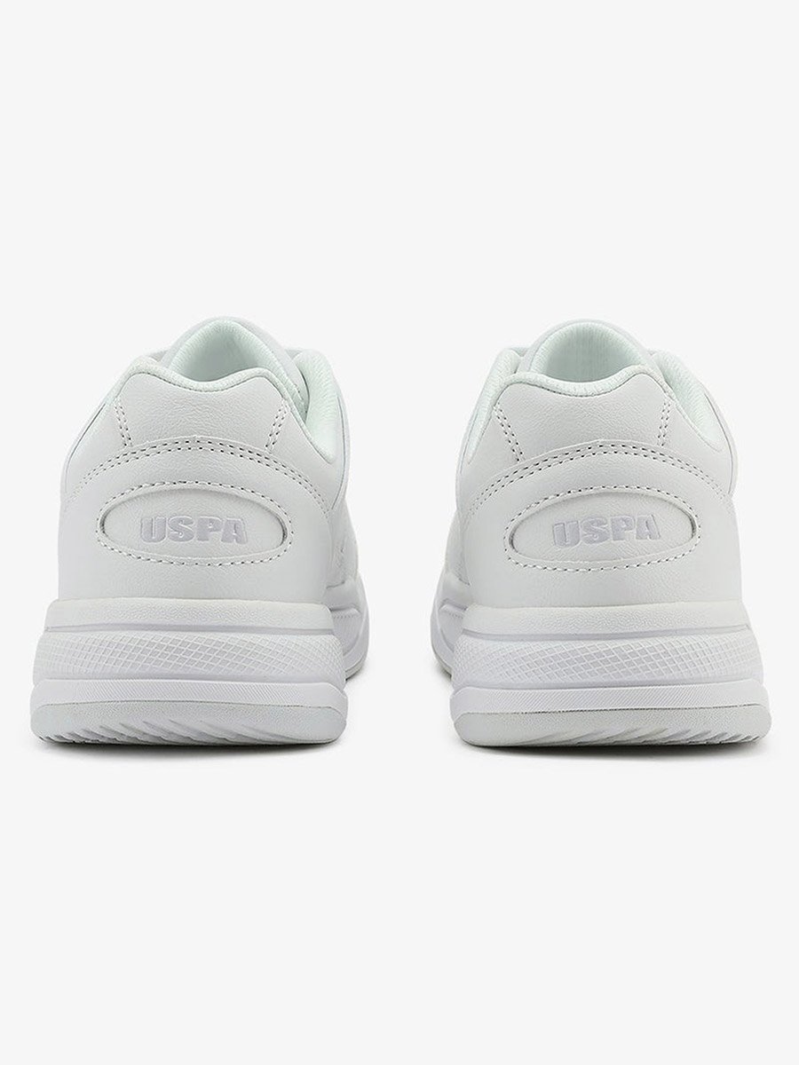 Women White Low-Top Comfort Sneakers