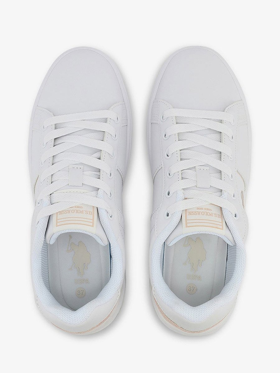 Women White Low-Top Sneakers - Lightweight