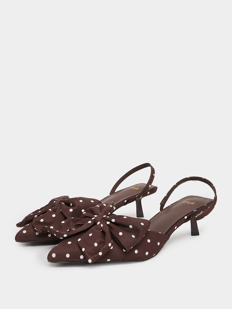 POLKA DOT SLINGBACK SHOE