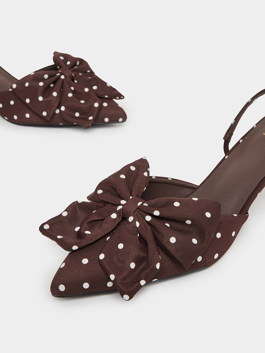 POLKA DOT SLINGBACK SHOE