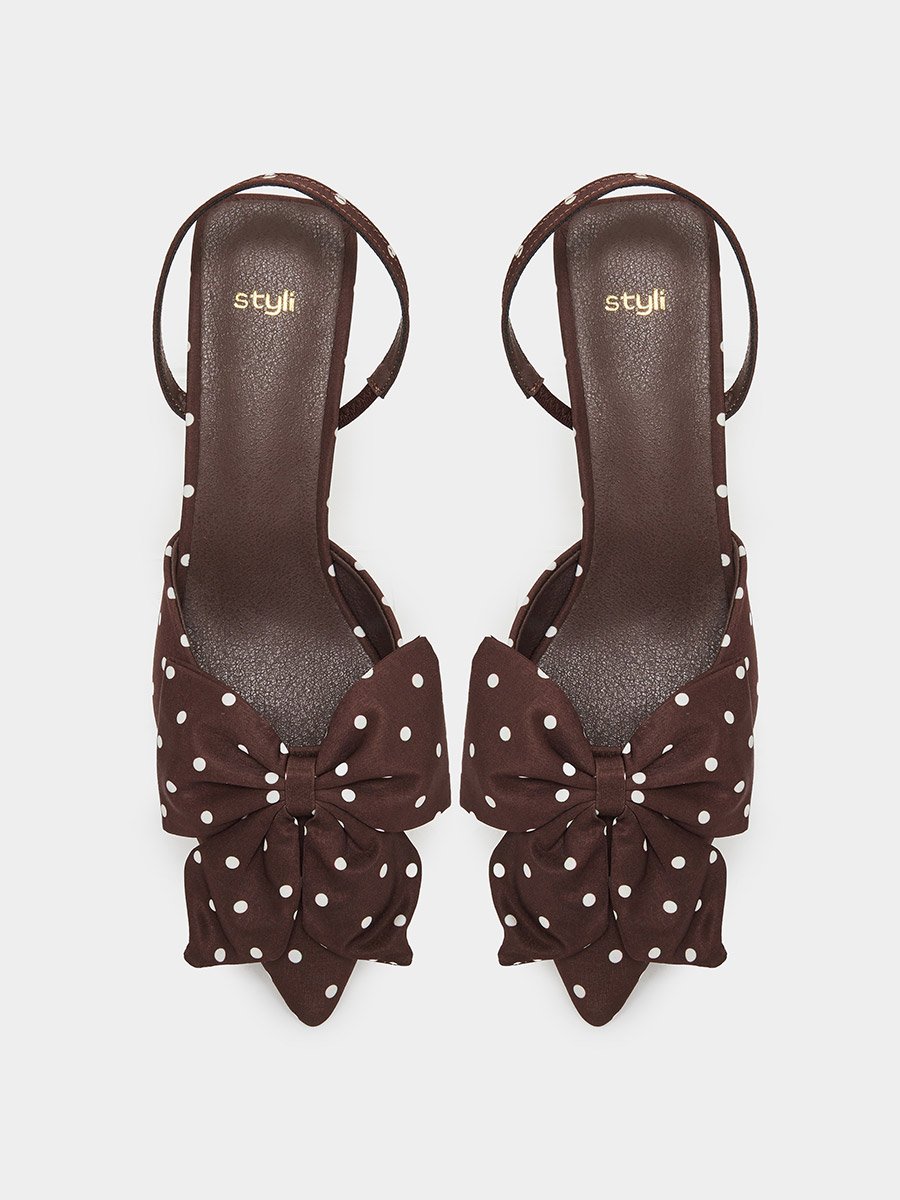 POLKA DOT SLINGBACK SHOE