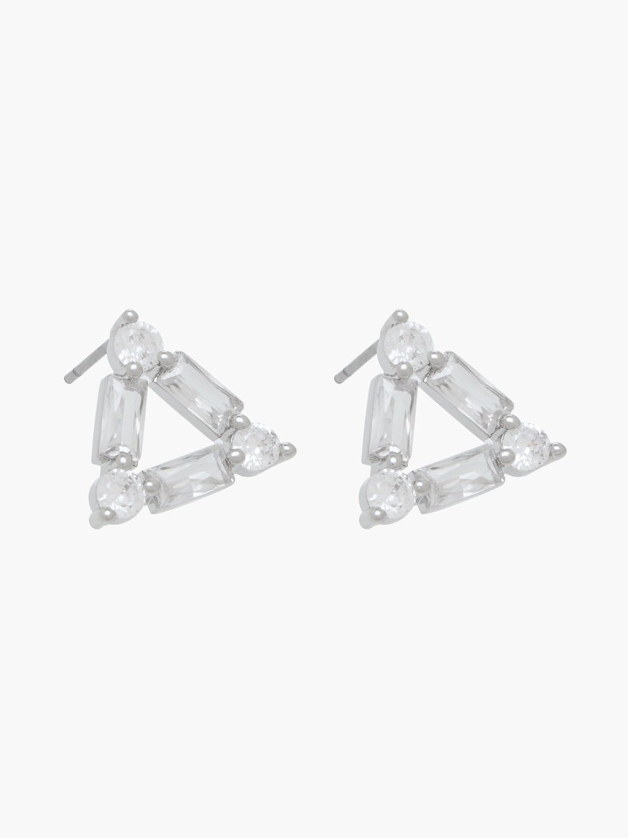Set of 2 - Embellished Cubic Zirconia Necklace and Earrings