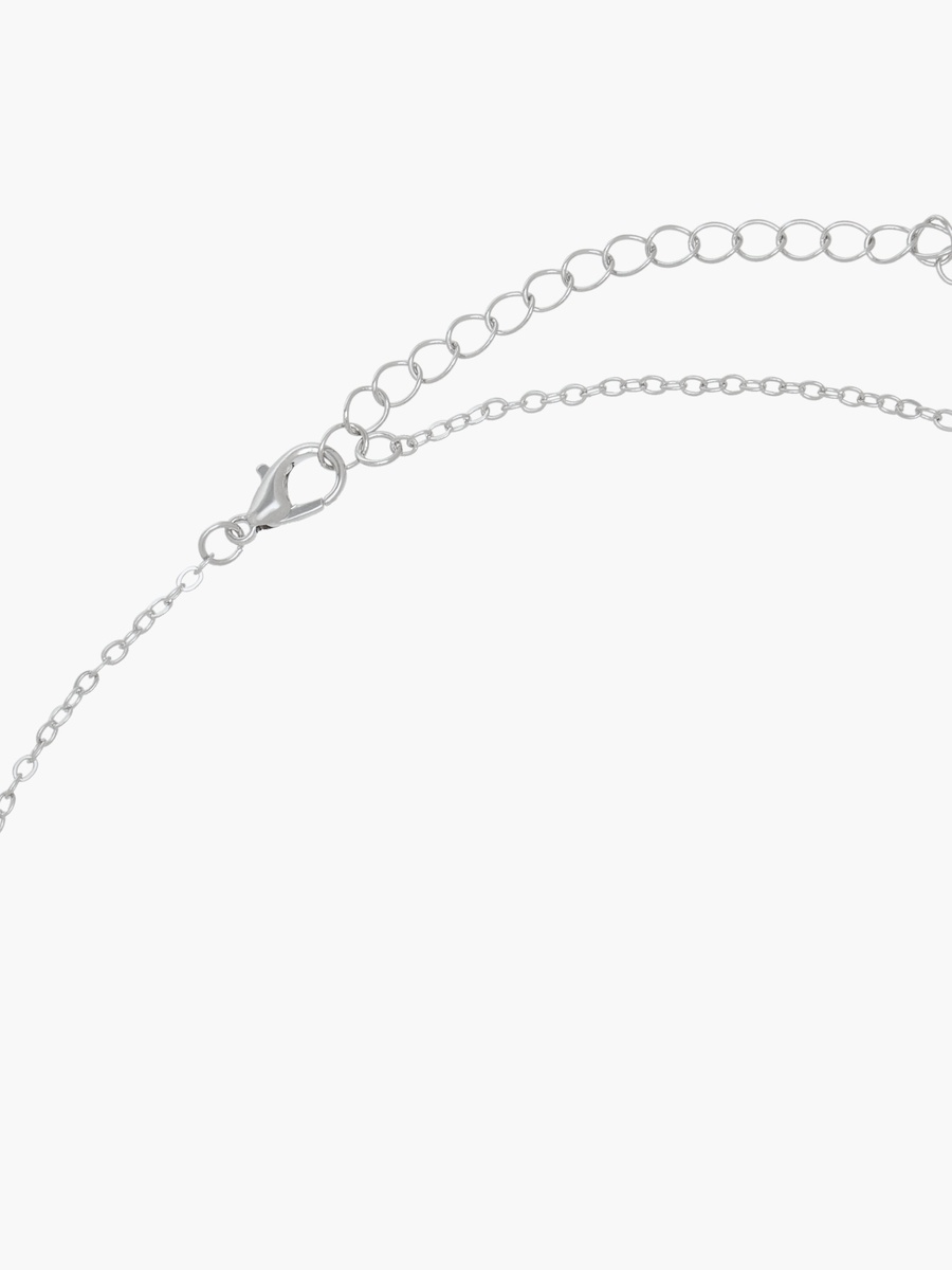 Set of 2 - Embellished Cubic Zirconia Necklace and Earrings