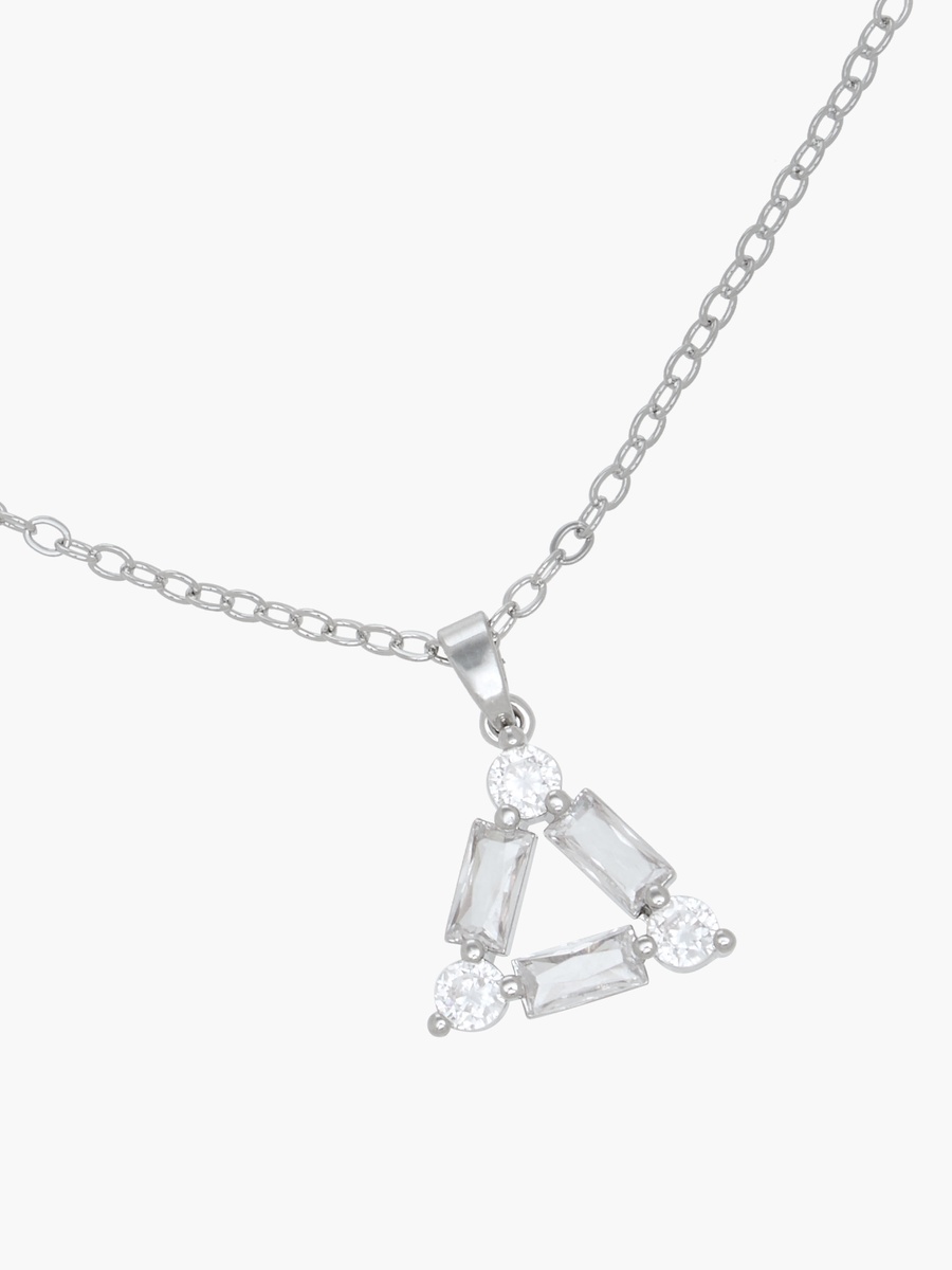 Set of 2 - Embellished Cubic Zirconia Necklace and Earrings