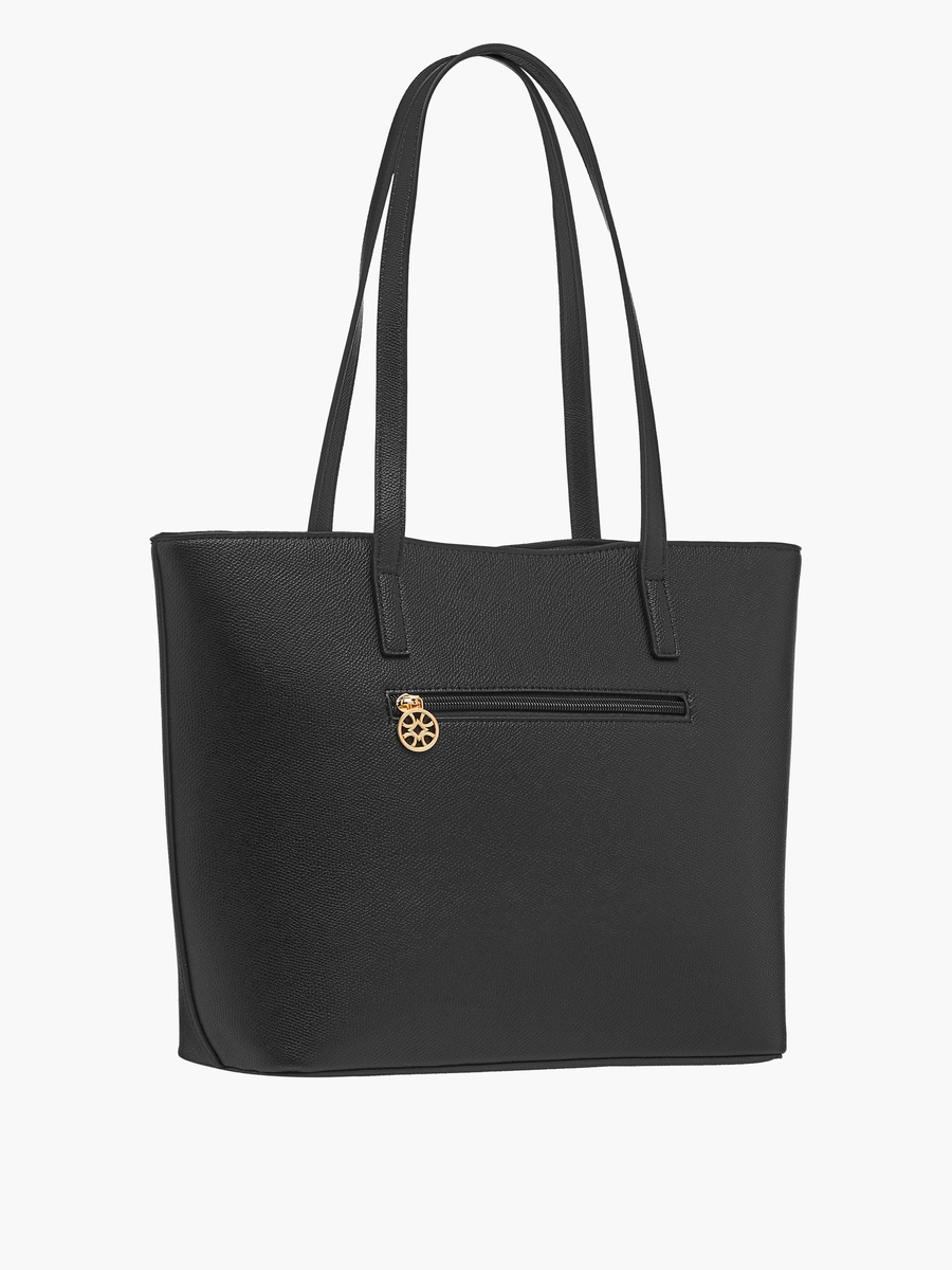 Kodes Textured Tote Bag with Detachable Card Holder