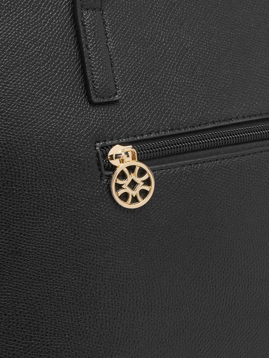 Kodes Textured Tote Bag with Detachable Card Holder