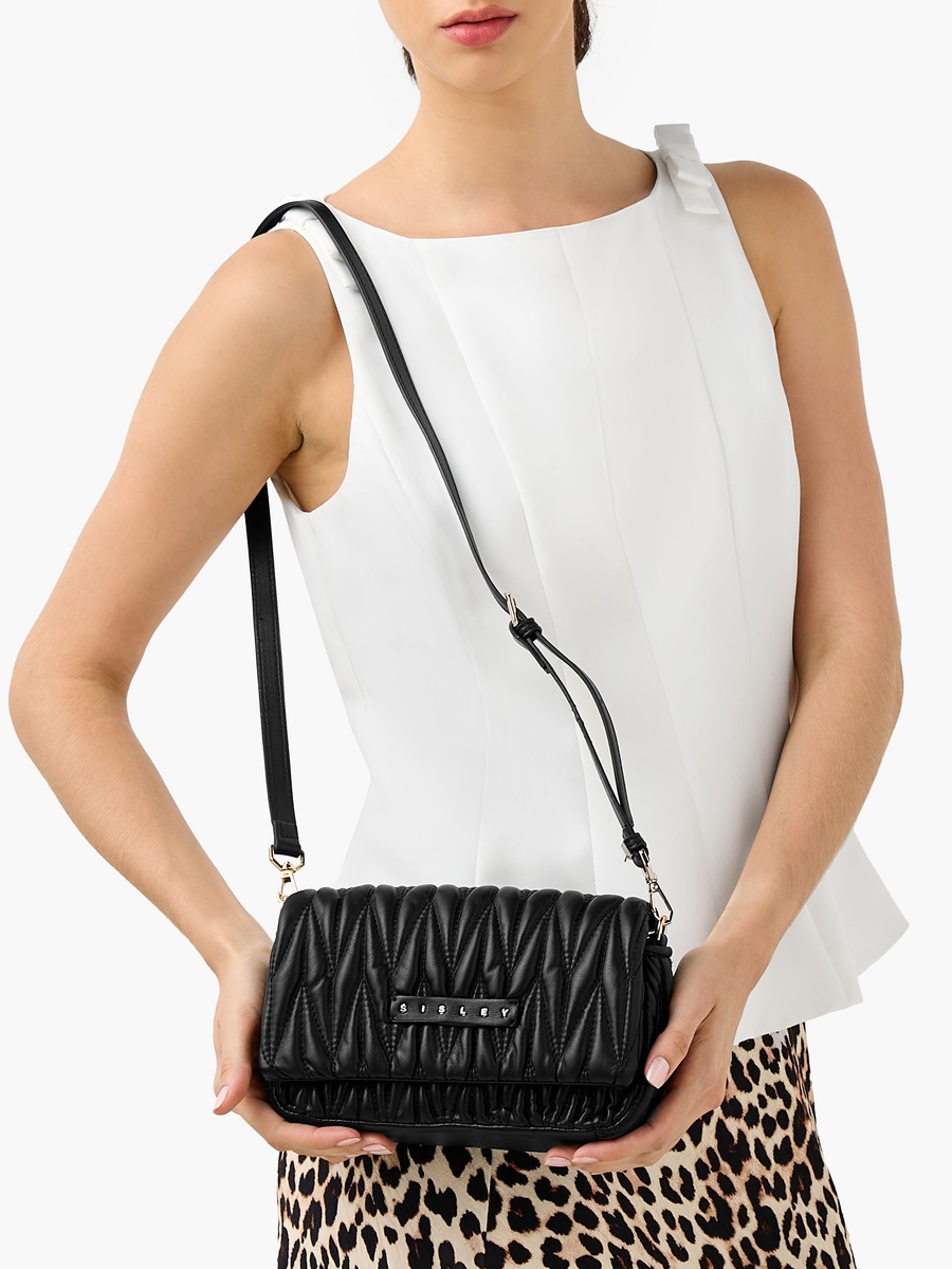 Quilted Crossbody Bag with Chain Strap