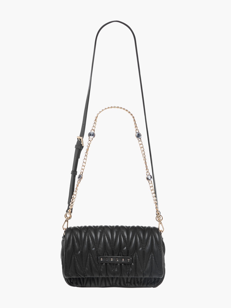Quilted Crossbody Bag with Chain Strap