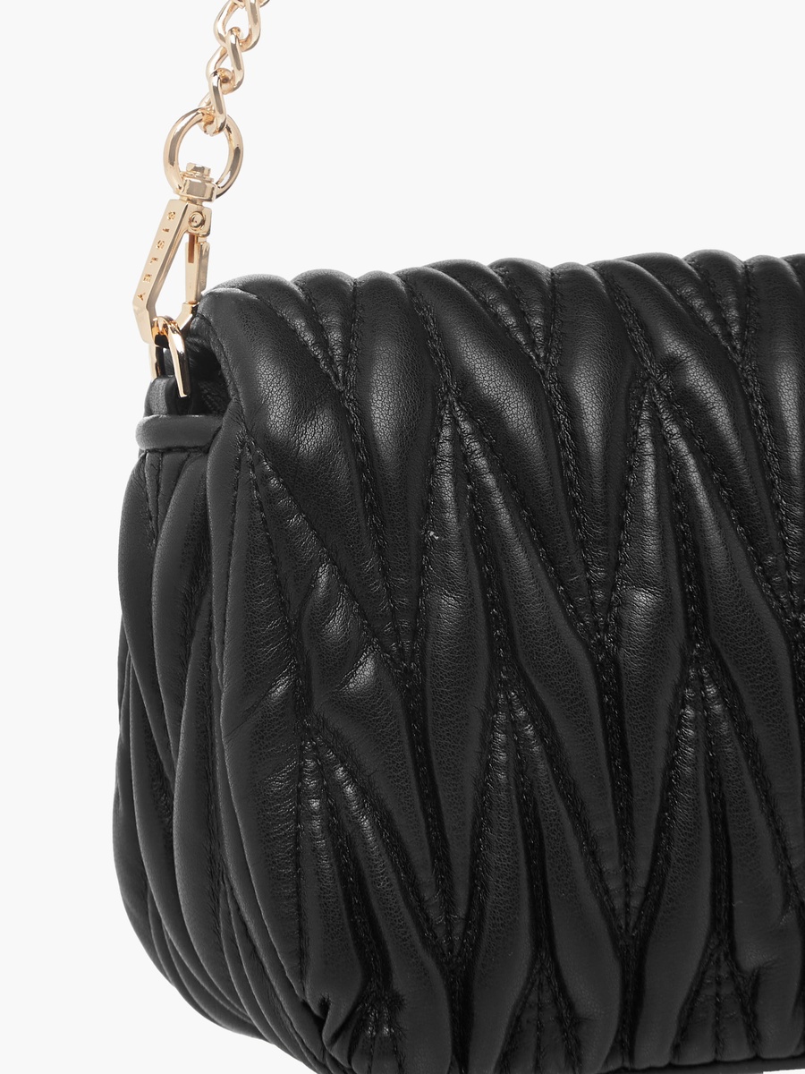 Quilted Crossbody Bag with Chain Strap