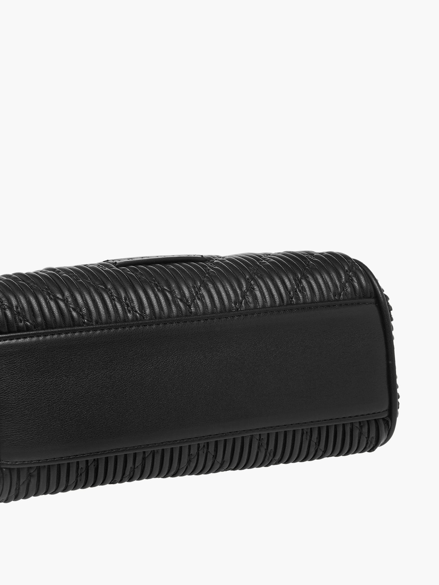 Quilted Crossbody Bag with Detachable Pouch
