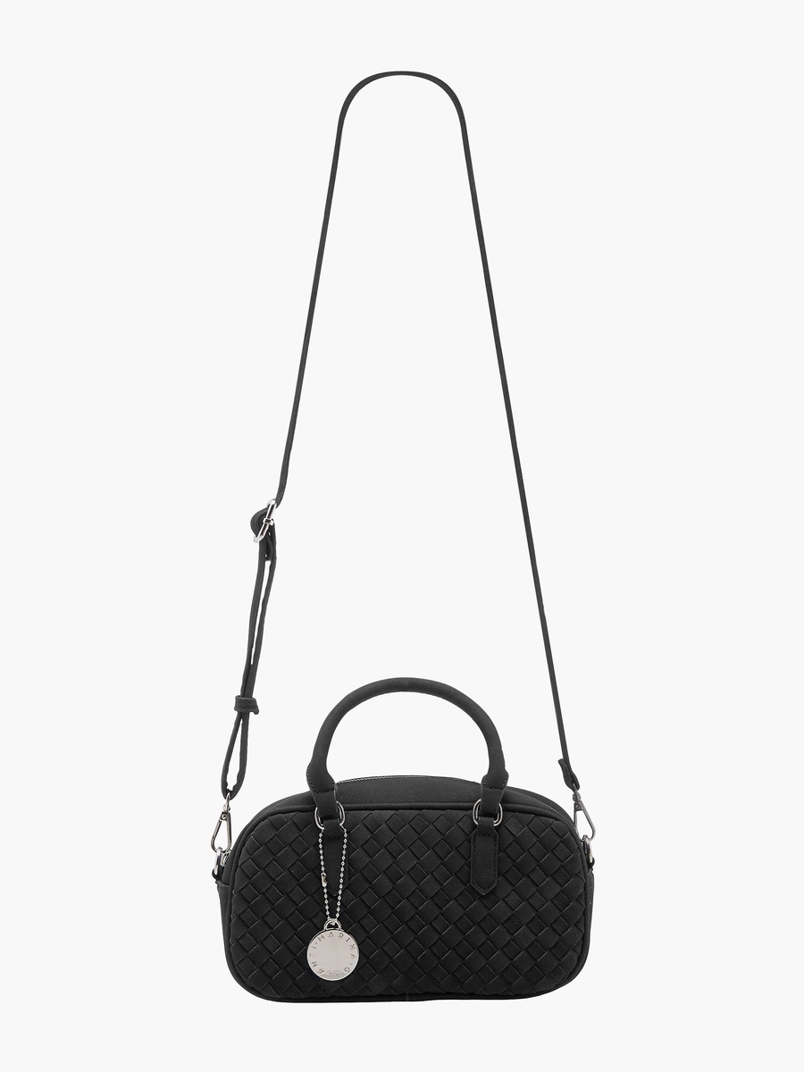 Weave Textured Crossbody Bag with Detachable Strap
